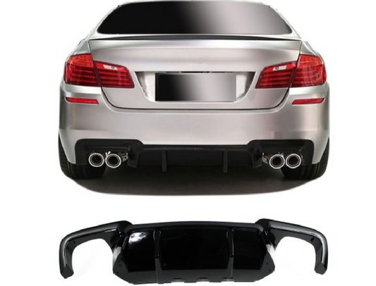 BMW F10 / F11, M-Performance Look diffusori kiiltävä musta