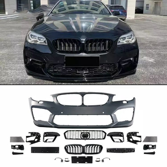 BMW F10 F11 , G30 LCI M5 look etupuskuri. PDC,SRA.