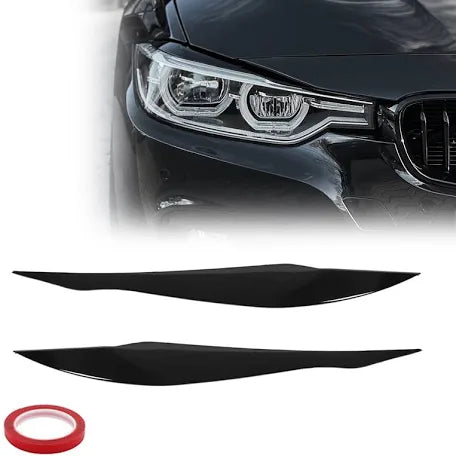 BMW F30 F31 11-19 Kiiltävän mustat valonluomet