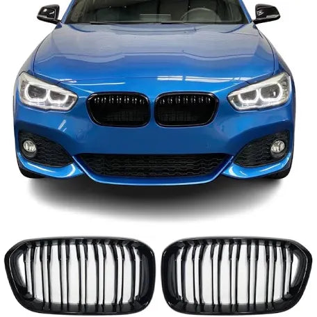 BMW F20-21 LCI Kiiltävän mustat M-look munuaiset