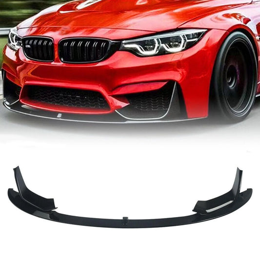 BMW F30/F31 M3-Look Etupuskurin etuspoileri kiiltävän musta