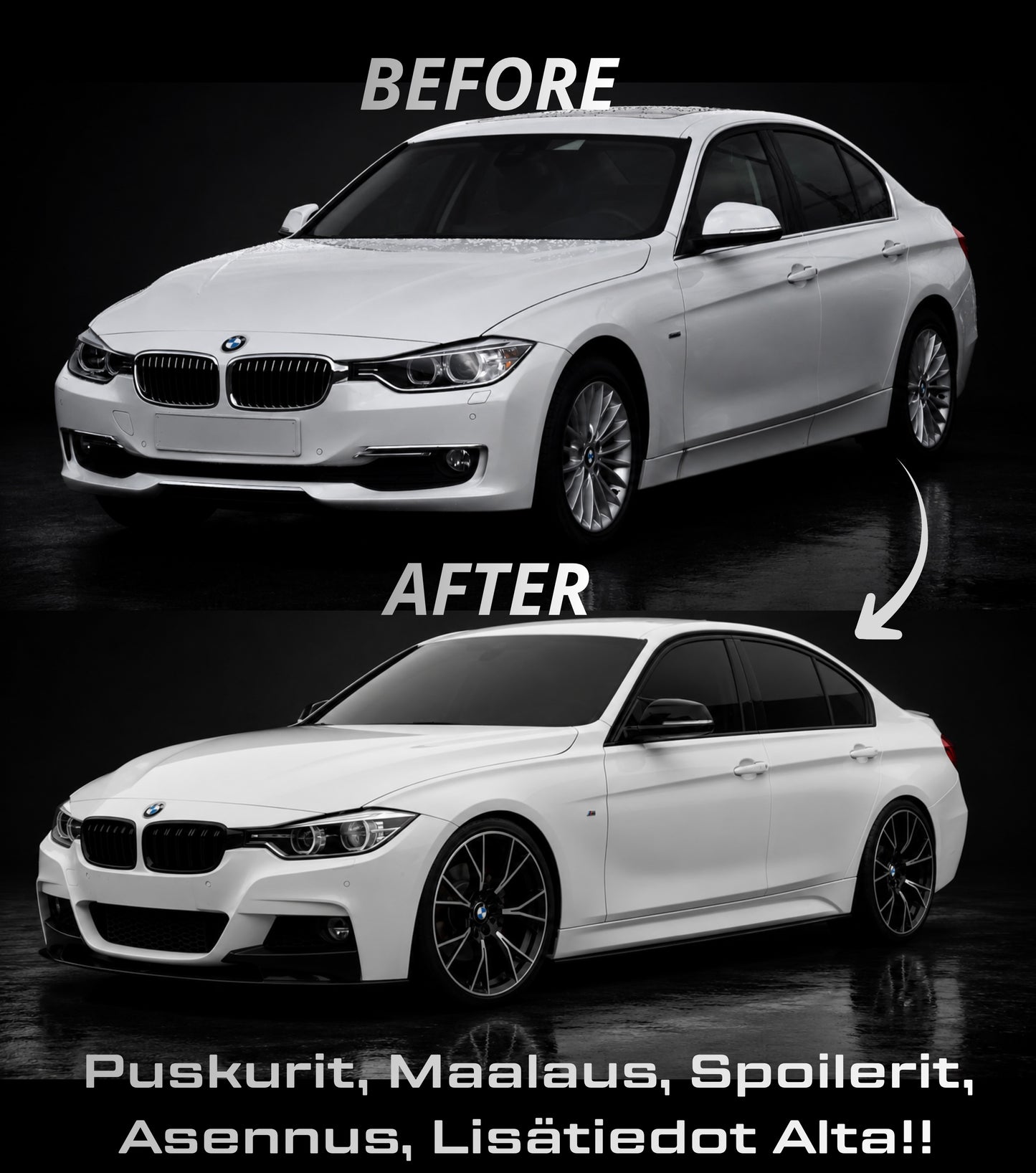 BMW F30 / F31 M-sporttaus Setti | FULL BUILD