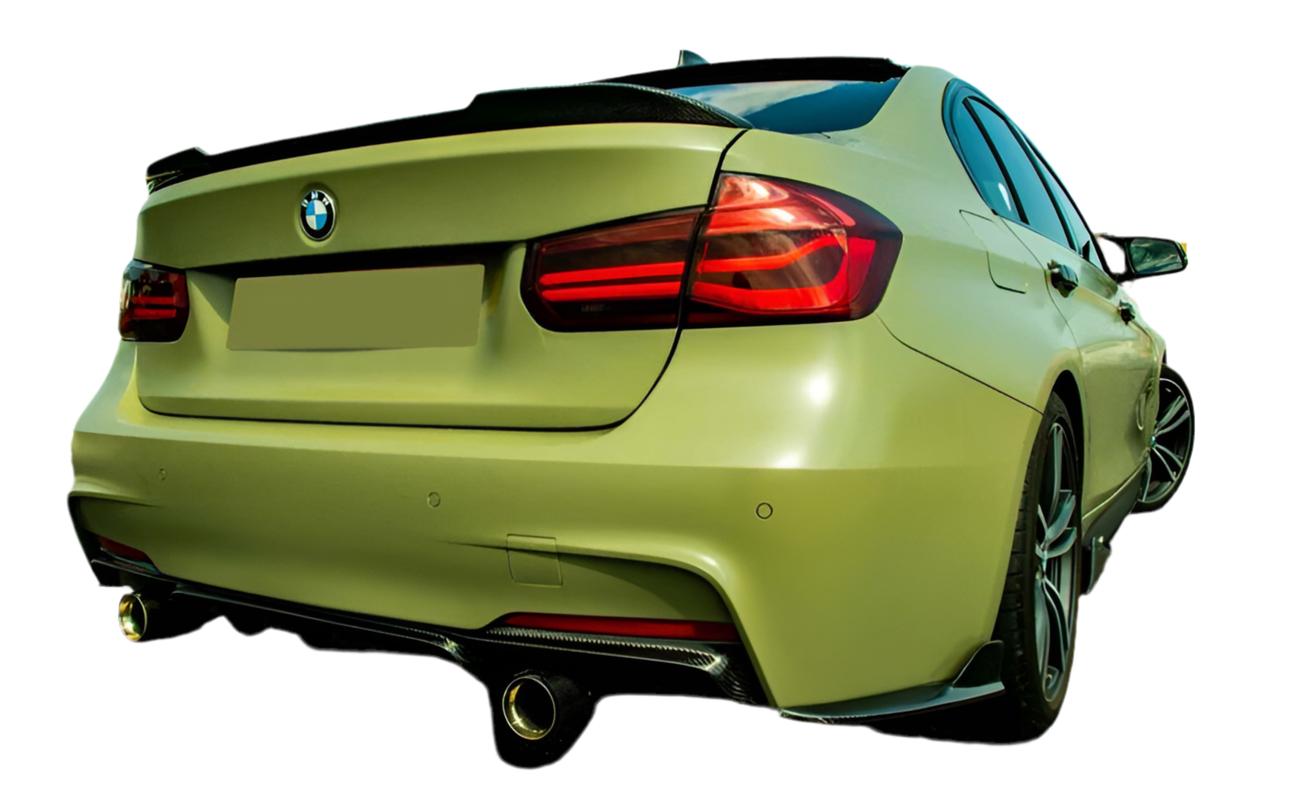 BMW F30 CS-style hiilikuitu look takaspoileri