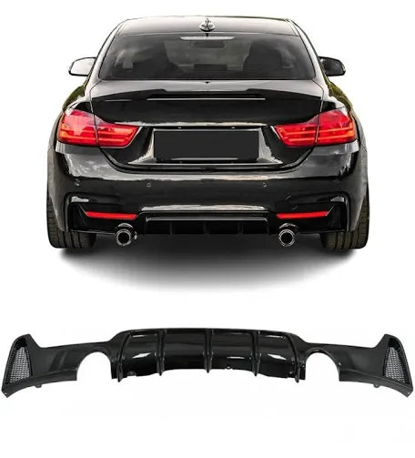 BMW F32 F33 F36 M-performance diffuusori kiiltävän musta