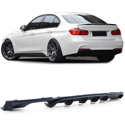 BMW F30 F31 11-18 M-Performance diffussori M-Sport takapuskuriin matta musta
