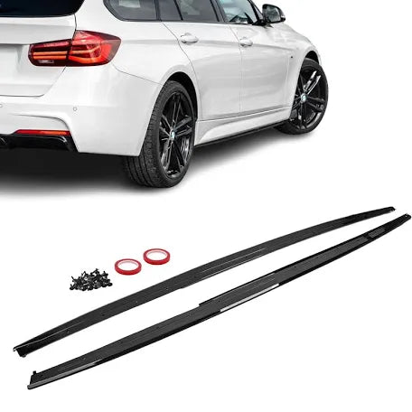 BMW F30 F31, M-Performance helmalipat kiiltävän musta