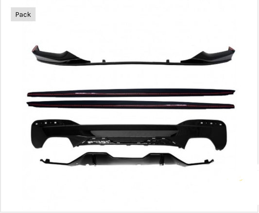 G30 ///M Performance kiiltävän musta lippa paketti