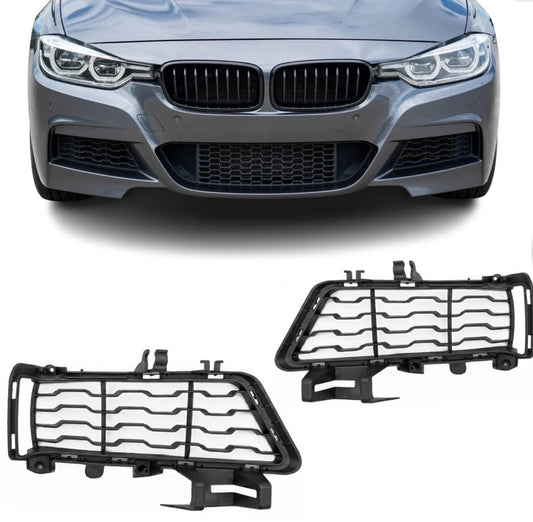 BMW F30/F31 Sumuvalojen delete suojat M-Sport puskuriin