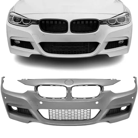 BMW F30 F31, M-sport -Look etupuskuri PDC, SRA