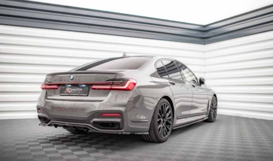 BMW 7-sarja G11 G12 facelift 19- M-Sport takapuskurin diffusori Maxton Design