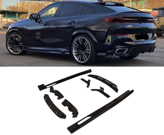 BMW X6 G06 Kiiltävän musta Aero lippa sarja