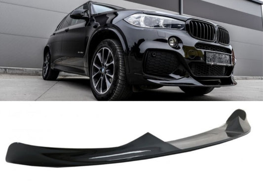 BMW X5 F15 Kiiltävän musta Aero etulippa