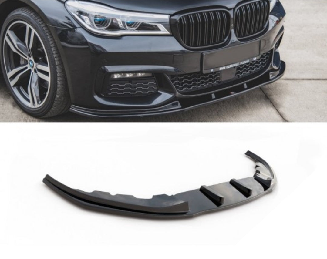 BMW 7-sarja G11 15-18 M-Sport etupuskurin splitteri lippa spoileri V2 Maxton Design