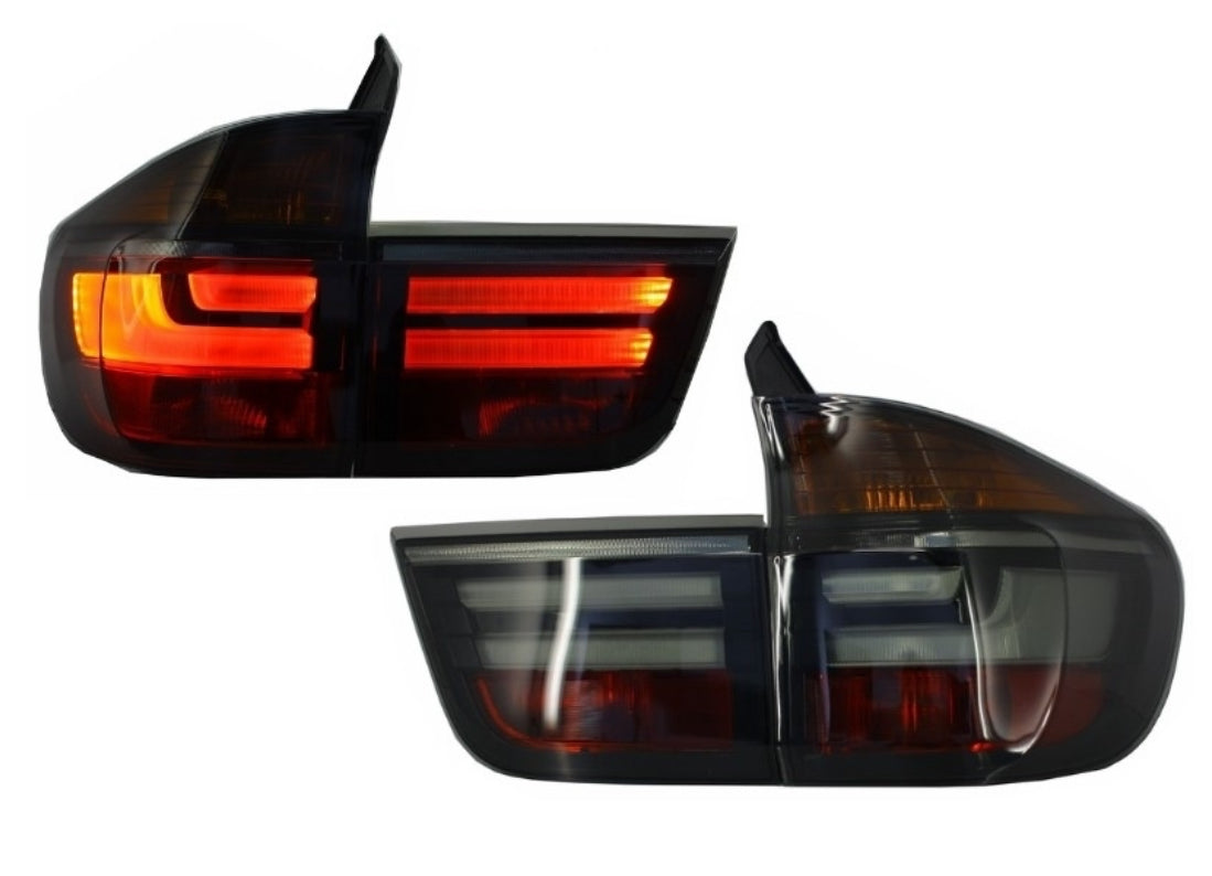 BMW X5 E70 07-10 tummat led bar takavalot