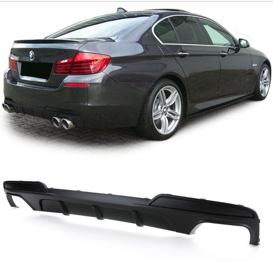 BMW F10 / F11, M-Performance look diffusori kiiltävän musta 550D ulostuloille