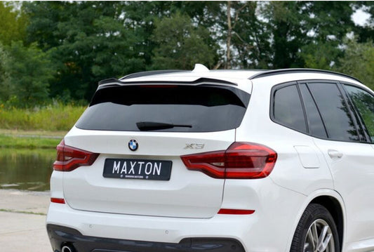 BMW X3 G01 17-23 kiiltävän musta takaspoileri Maxton Design