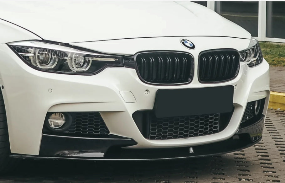 BMW F30, F31 ///M-performance kiiltävän musta etulippa